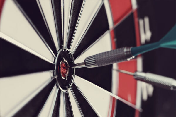 Bullseye concept image for reaching out your target audience