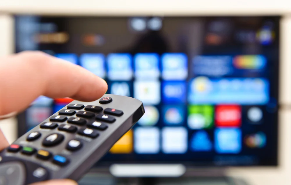 choosing a streaming channel to watch