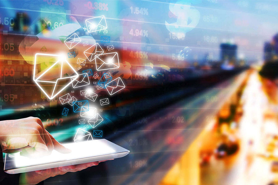 Email list segmentation concept image. Email list segmentation concept image.