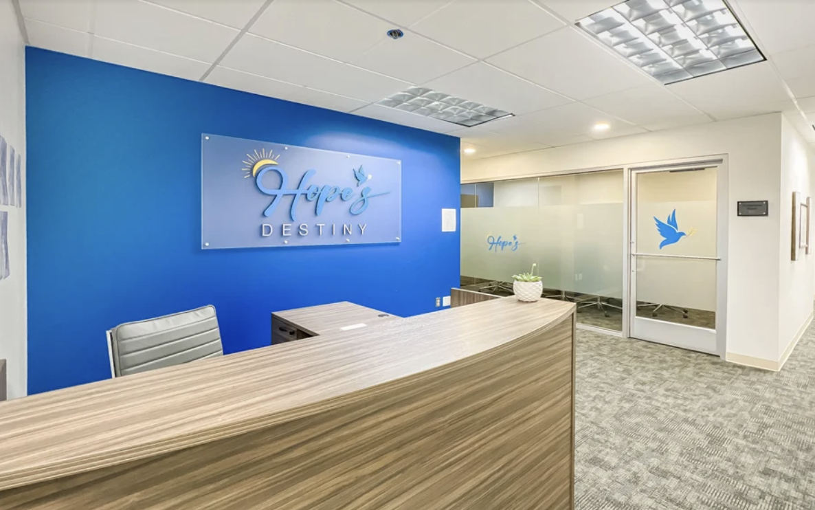 hope's destiny in horsham, pa reception area