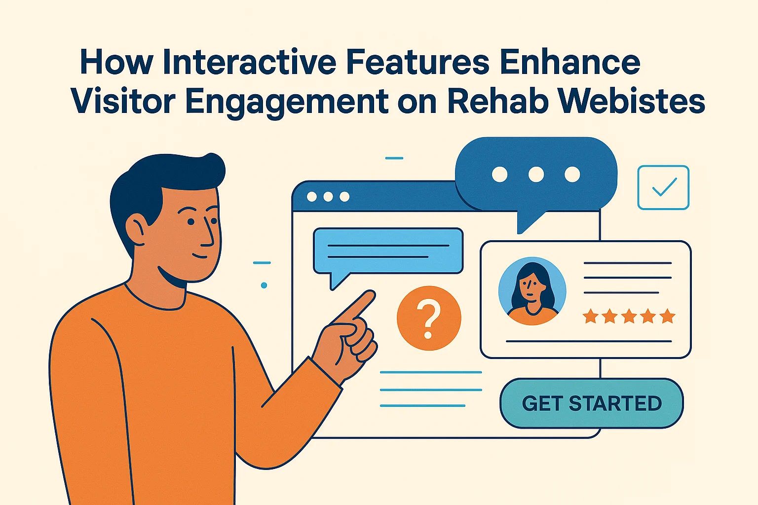 strategies to enhance engagement and build trust on rehab websites