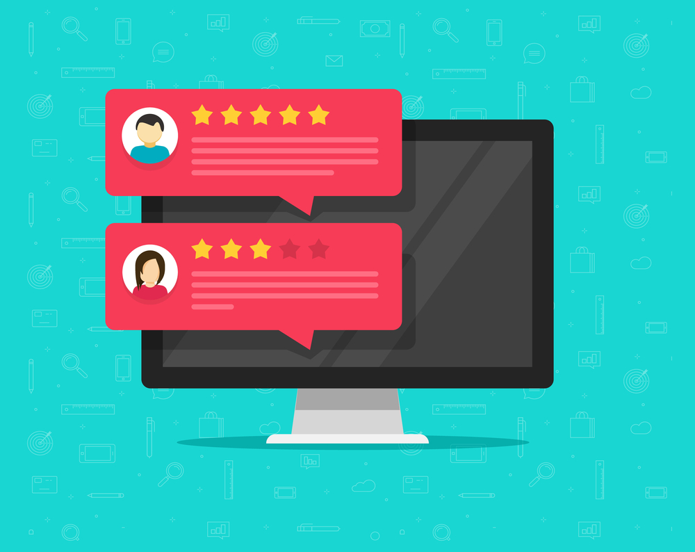 local seo and reputation management, 5 star review requests concept image for addiction treatment rehab centers