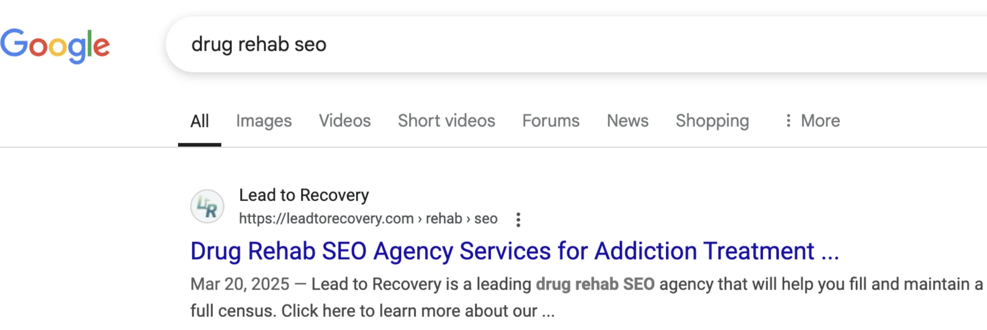 Rehab-Seo-Img lead to recovery offers the best seo for drug rehab centers